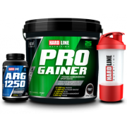 Hardline Progainer 5000 Gr + Arg 1250 + Shaker